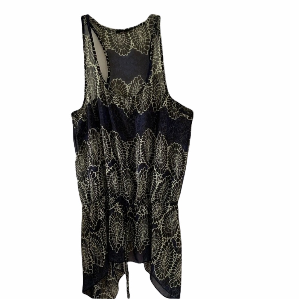 UNIT sheer racerback top size L